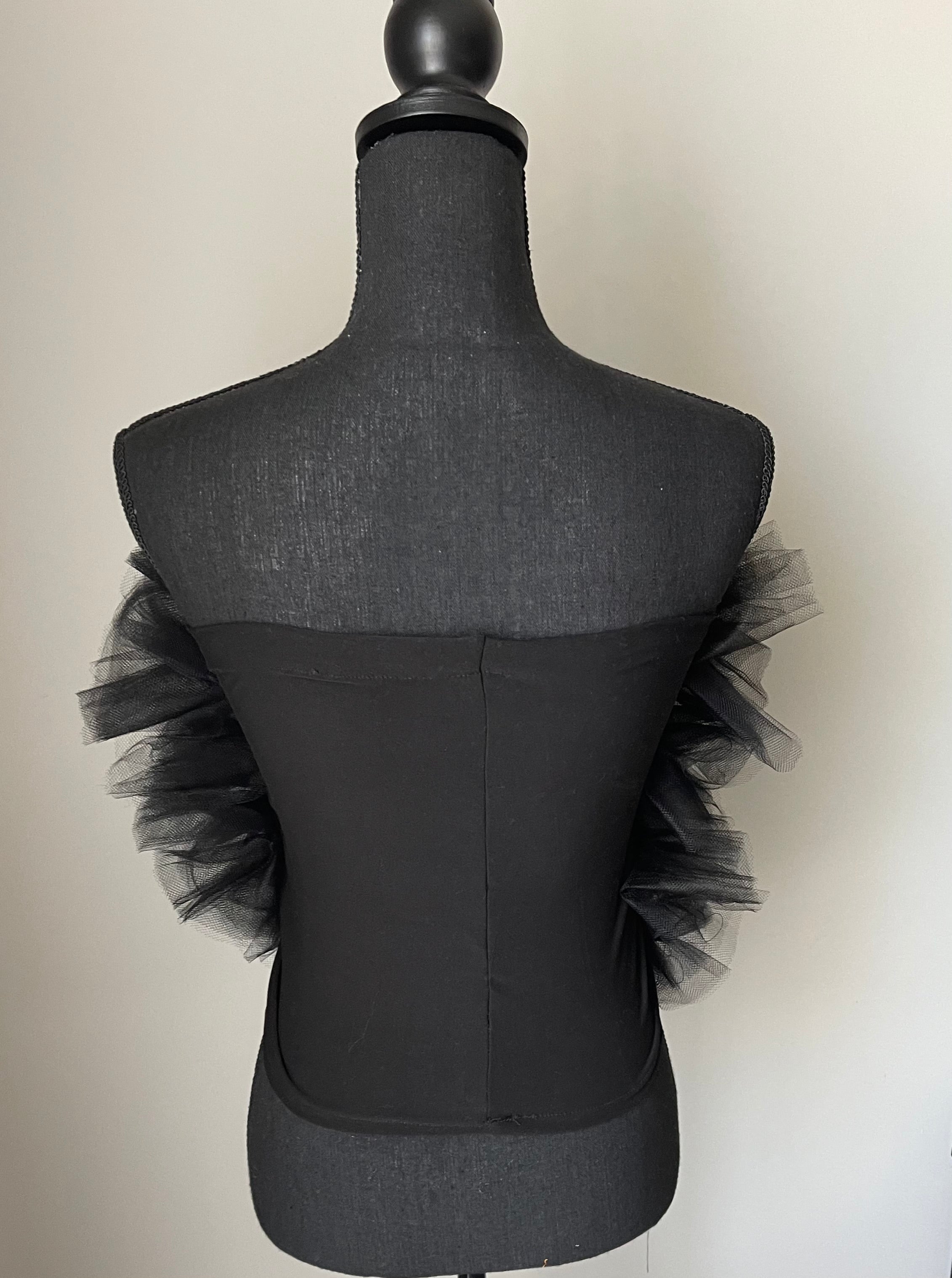 Aiko Tulle Crop Top