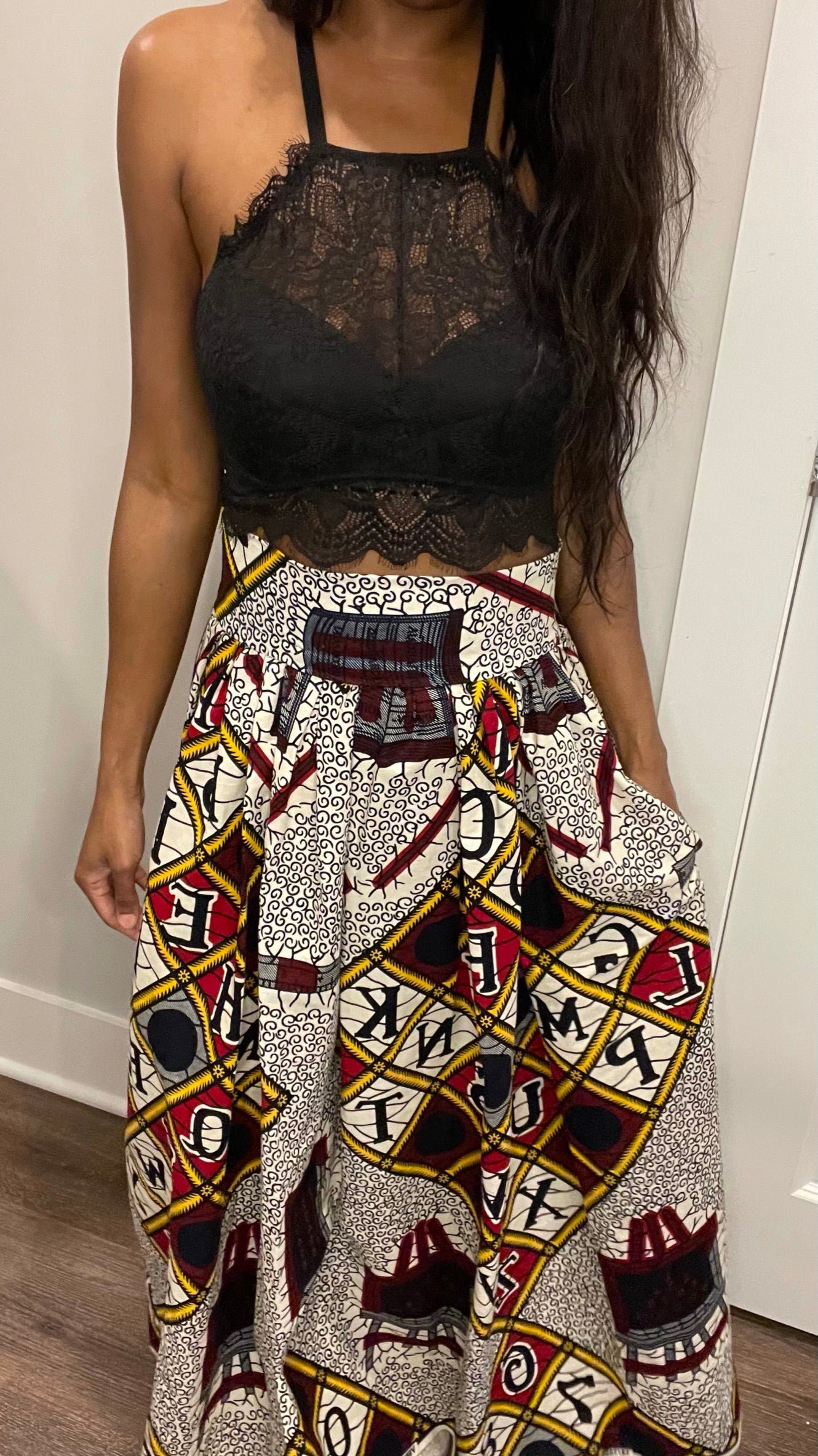 Erica - Ankara Maxi Skirt