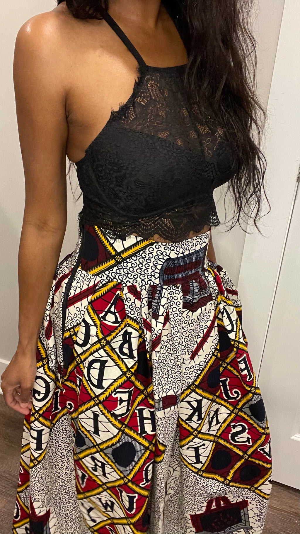 Erica - Ankara Maxi Skirt