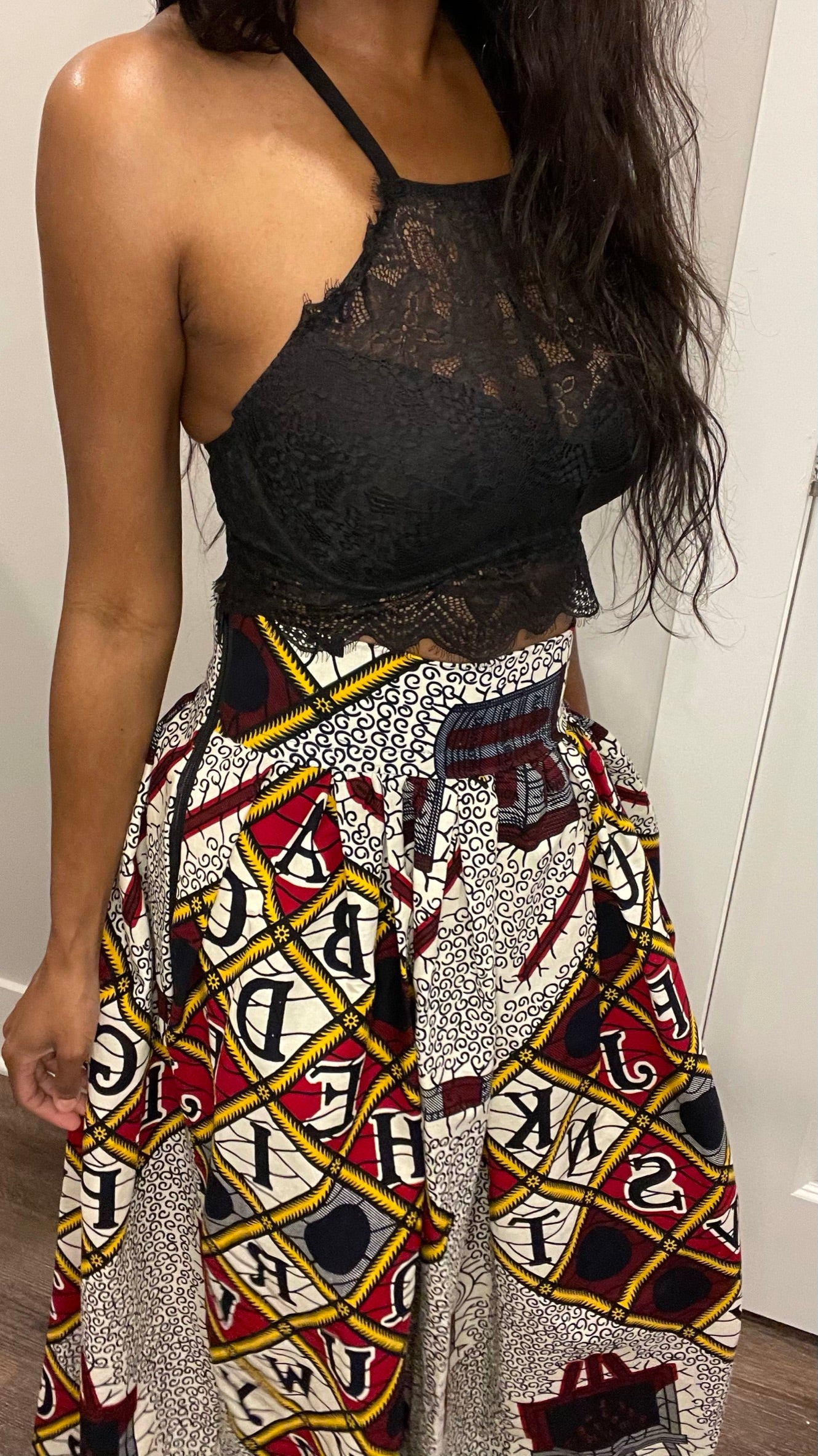 Erica - Ankara Maxi Skirt