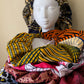 African Print Ankara + Satin Bonnet, Protective Style Hair Bonnet, Satin Lined African/Ankara Print Bonnet