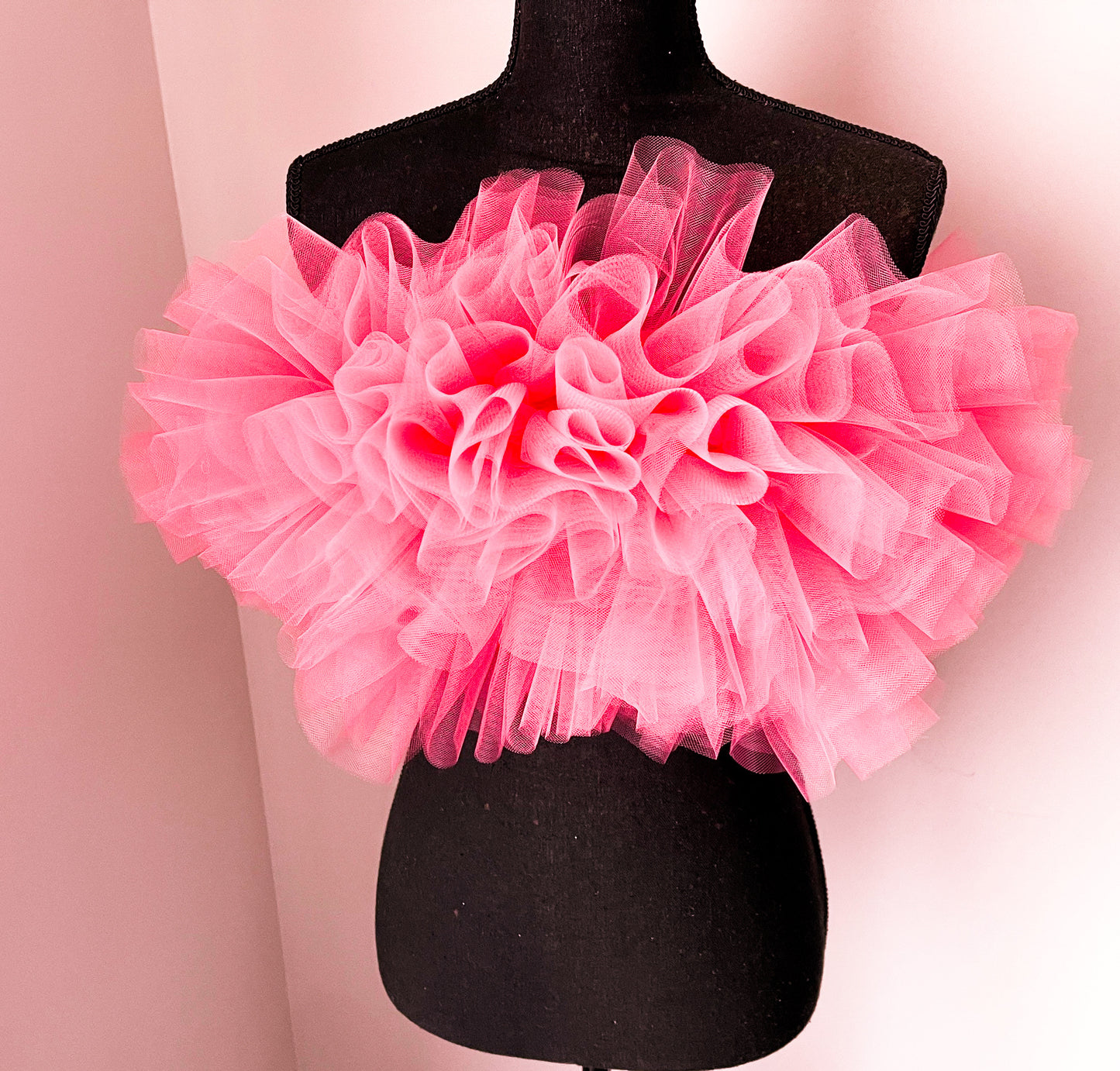 The Madison - Tulle Tutu Crop Top with Ruffles on Back